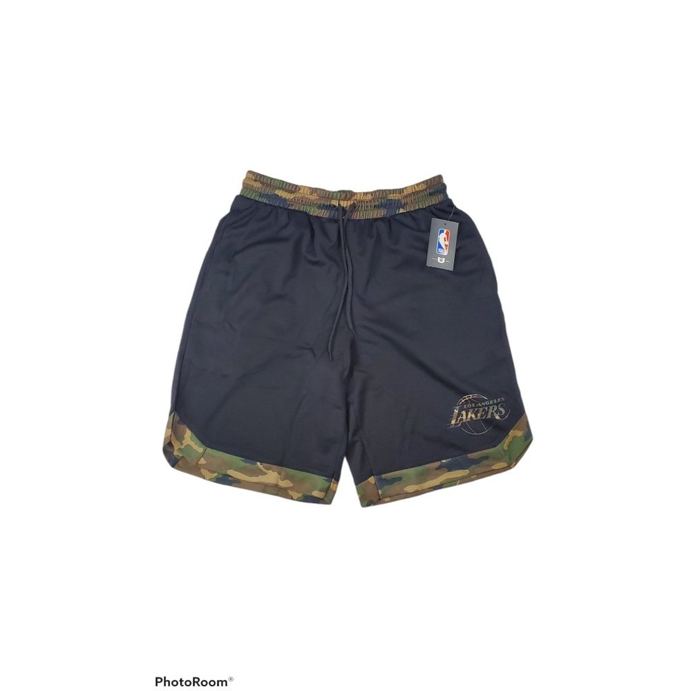 NBA Lakers Black/Camo Shorts Medium